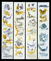 Ray Rice Original Drawings - Panels 1-4